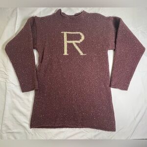 Harry Potter Universal Ron Weasley Knit “R” Christmas Sweater